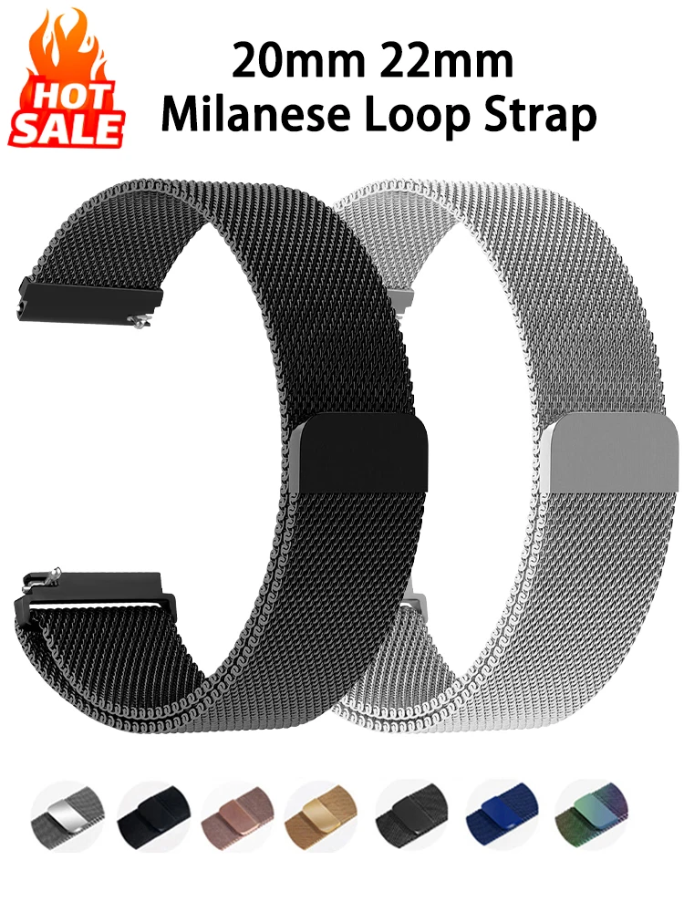 Elegant Milanese Loop Watch Strap - Premium Mesh Bracelet