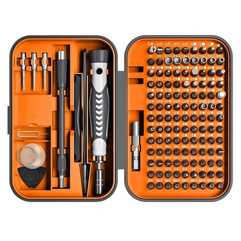 

Precision Screwdriver Set With 120 Bits Magnetic Screwdriver Set With Mini Built-In Box For , Phone,PS4, Watch