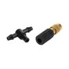 5-15Pcs 4/7PVC Outdoor Misting Cooling System Garden Irrigation Watering 1/4'' Brass Atomizer Adjustable Garden Micro Sprinklers 4