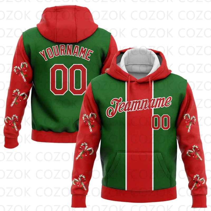 Customized Hoodie Christmas tree pattern Color Jersey 3D Printed  Unisex Pullovers Hoodie Casual Sweatshirts