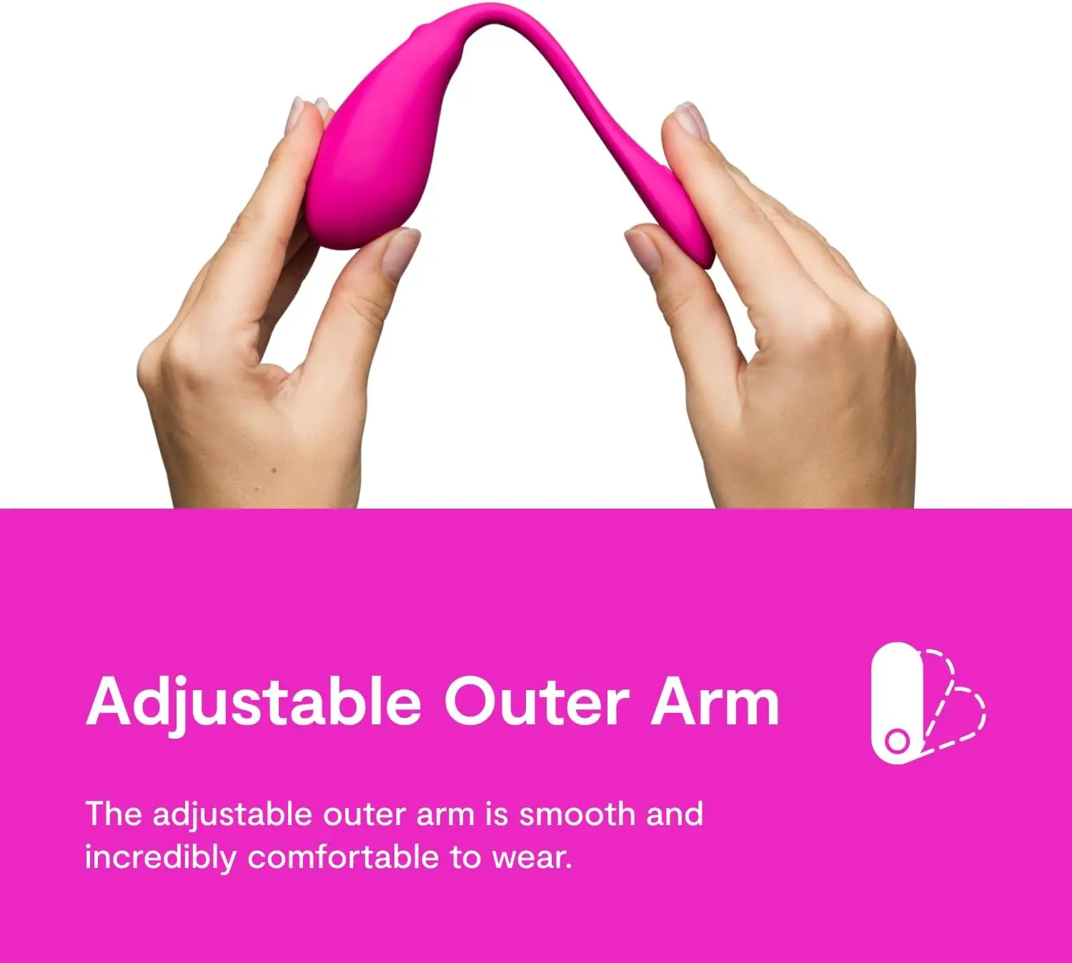 We-Vibe Jive 2 Wearable Panty Vibrator Egg Vibrator for Women Couples App & Remote Control G Spot Massager Discreet L
