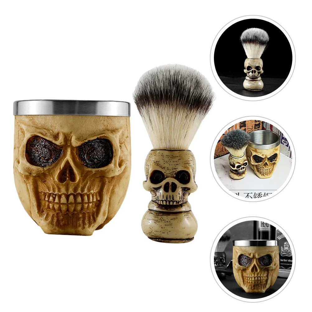 Electric Shaver Halloween Gift Portable Shaving Bowl Multi-use Brush Must Men's