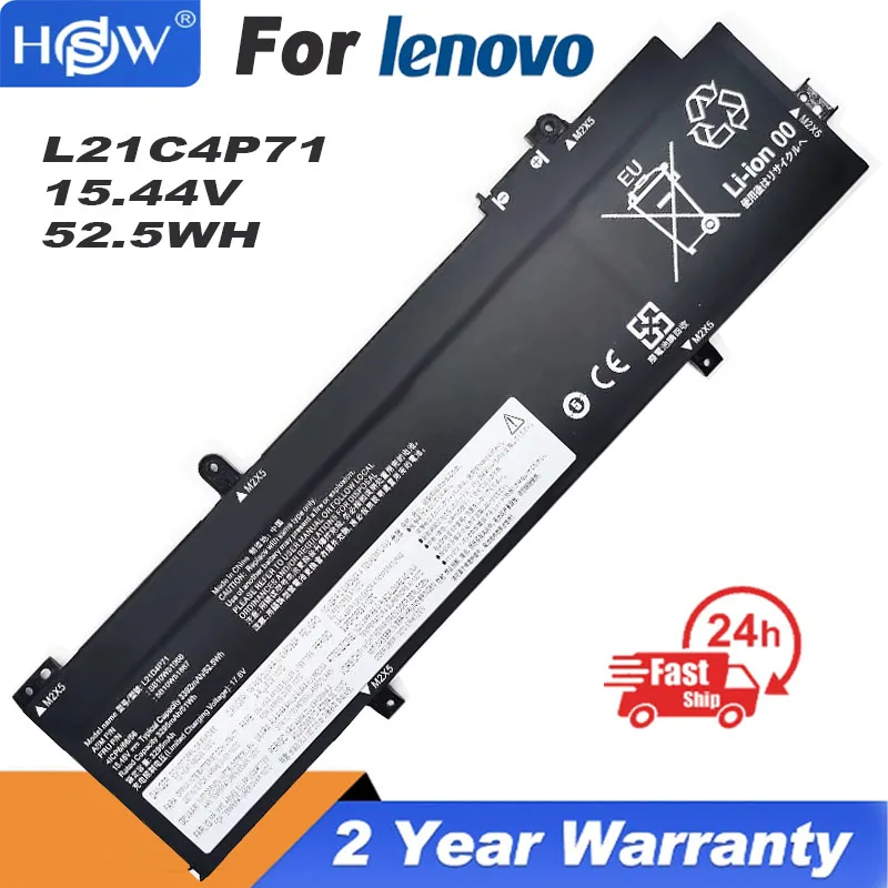 

L21D4P71 L21C4P71 L21L4P71 Laptop Battery For Lenovo ThinkPad T14 P14s Gen 3 2022 L21M4P71 L21M4P72 SB10W51967 52.5WH