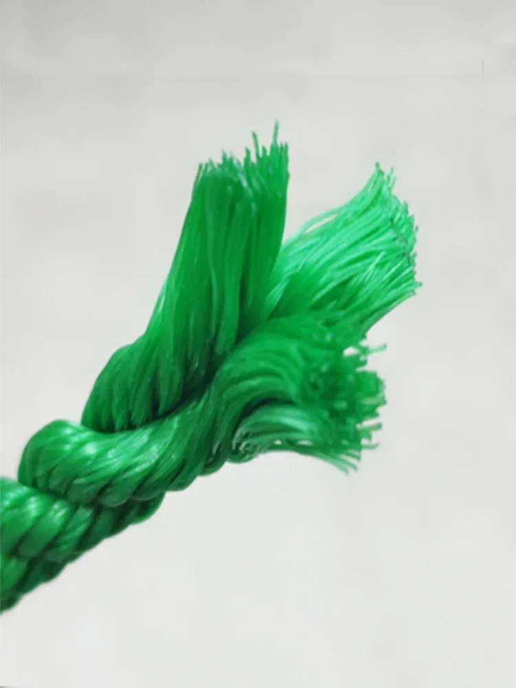 Green Nylon Woven Plastic Rope Truck Cargo Binding Clothes Drying Cord Durable and Sturdy Outdoor Construction Pull Cordage 3