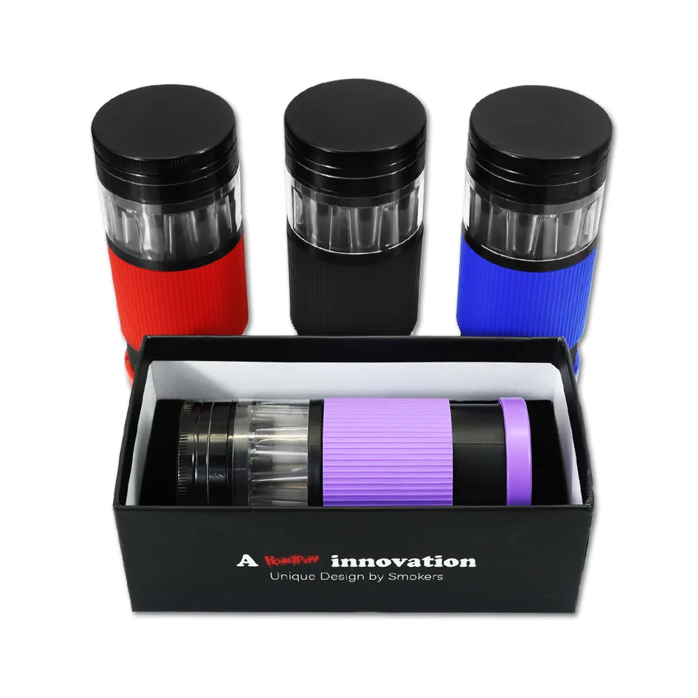 3 in1 70 mm Metal Grinder, Flare Tube Filled One-piece, Smoking Set Gift Box Grinder Cone Roll Paper Filling Smoking Tool_voghion.com