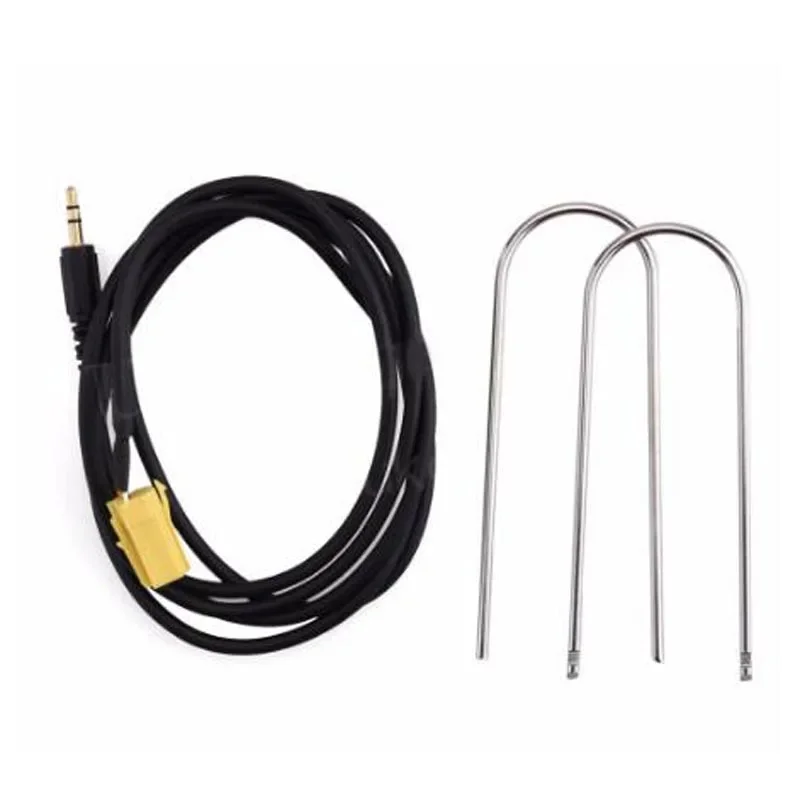 Car Aux Stereo Audio Line Input Adapter Cable 3.5mm for IOS MP3+Removal Tool for Fiat Grande Punto Alfa 3 Pin