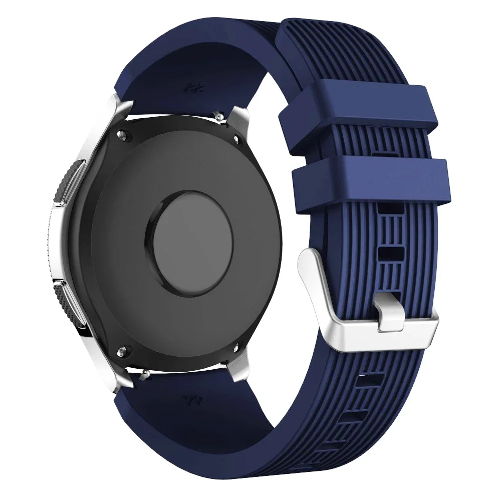 Versatile 22mm Silicone Watch Strap - Premium Comfort and Style