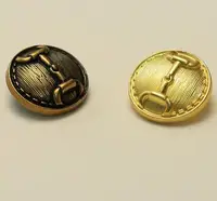 10pcs/Lot Size: 15mm-23mm Fashion Retro Metal Buttons Round Button Women's Suit Coat Sewing Accessories (SS-2994) 1