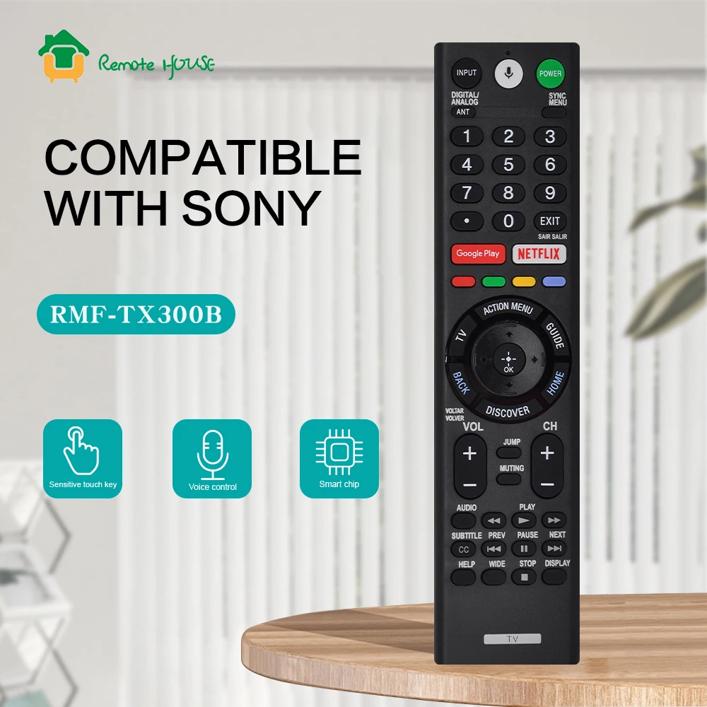 RMF-TX300B 음성 원격 제어  4K 울트라 HD 스마트 TV XBR-43X800E KDL-50W850C RMF-TX300E RMF-TX310U