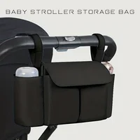 Stroller Organizer Bags Mummy Large Capacity Travel Hanging Bag Bottle Holder Pram Diaper Bags Baby Stroller Accessories 1