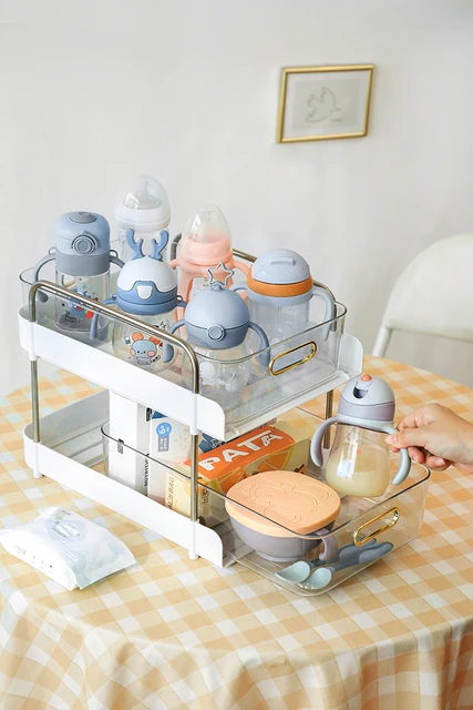 Baby Bottle Storage Rack Baby Tableware Bowls and Chopsticks Food