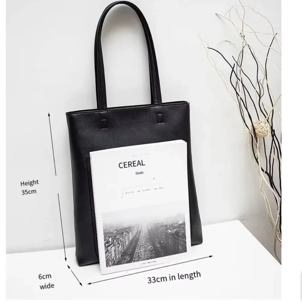 Fashion Tote Bags Women's Bags Solid Color Niche Design Axillary Bag Leisure Versatile High Capacity Trend Commuter Shoulder Bag