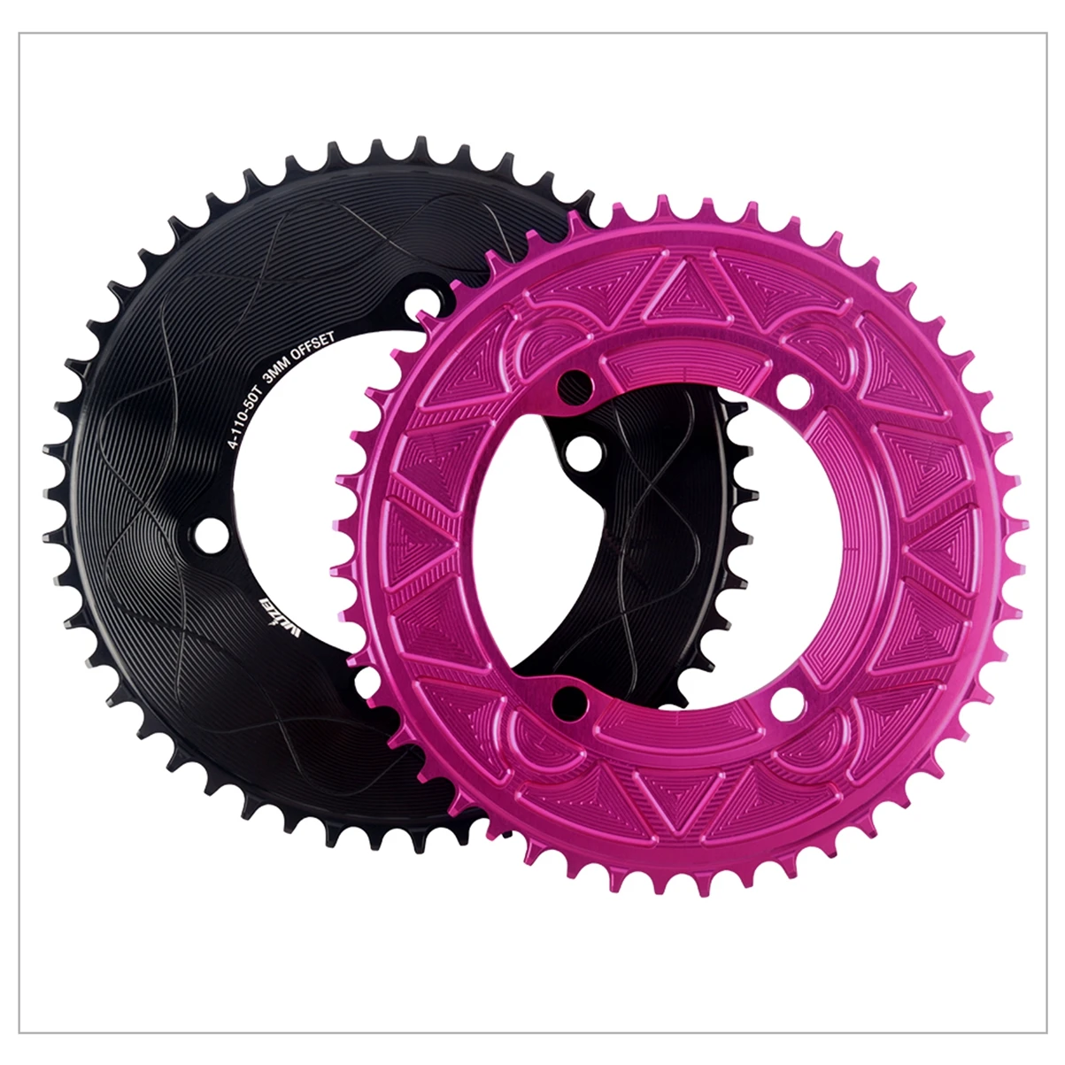 WUZEI 110BCD Rennrad Kettenblatt 8 9 10 11 12S Fahrrad Kettenblatt 40T 48T 58T Schmales breites Kettenrad für Shimano R7000 R8000 R9100 – Detail 17
