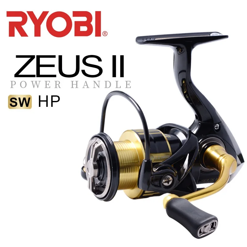 

NEW RYOBI ZEUS HP II Spinning Fishing Reels 1000-8000 7+1BB Gear Ratio 5.0/5.1 Power Handle Saltwater Metal Spool Reels Fishing