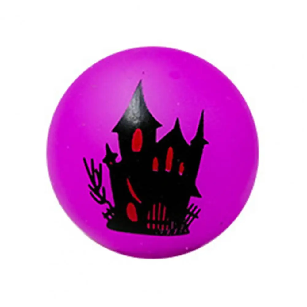 

Vent Ball Toy Glow-in-the-dark Halloween Anti-stress Toy Flexible Tpr Squeezing Ball with Eyeball Ghost for Stress for Anxiety