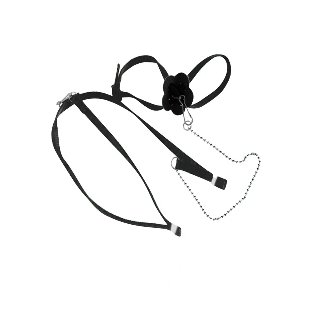 Anti-Bite Harness Leash Adjustable Reptile Lizard Harness Leash Training Walking Rope Pet Collar Chest Strap Lizard