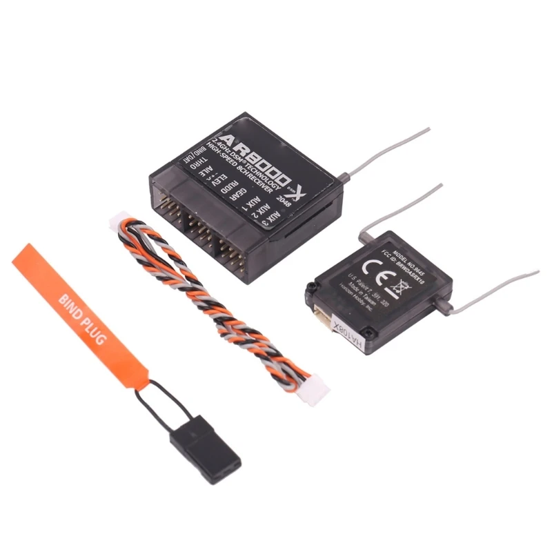 

AR8000 Receiving Adapter Satellite Equipped Receiver for DX7s DX8 DX9
