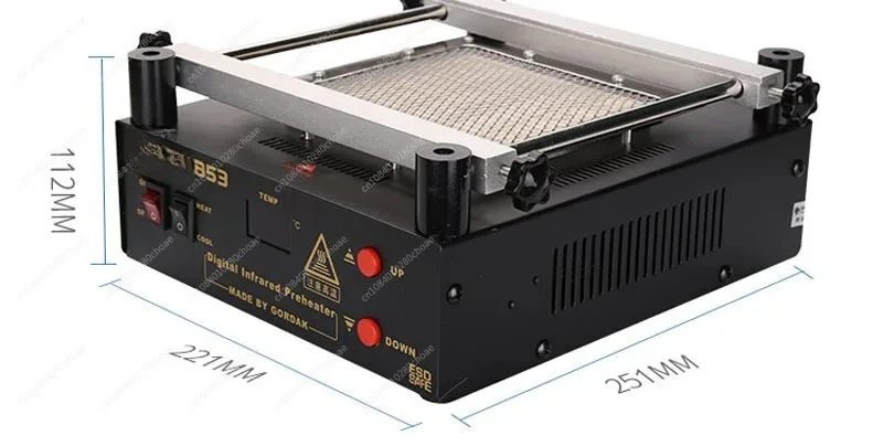 NEW 110V 220V 853 IR Preheater Station Lead Free Infrared Preheating Station BG
