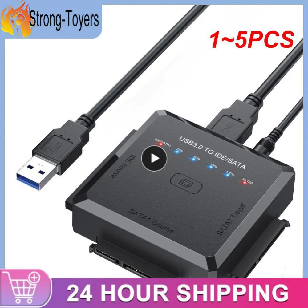 

Sata-кабель 1 ~ 5 шт., адаптер Sata, преобразователь USB 2,5 в Ide/sata, поддержка 3,5 или дюйма, внешний Ssd Hdd USB в Ide Sata