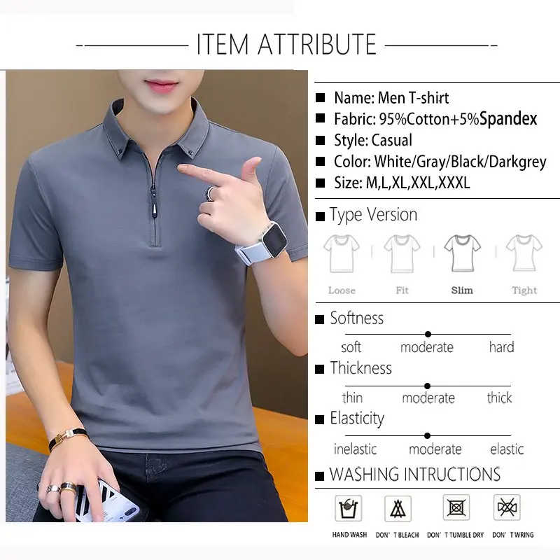 different collar t shirts