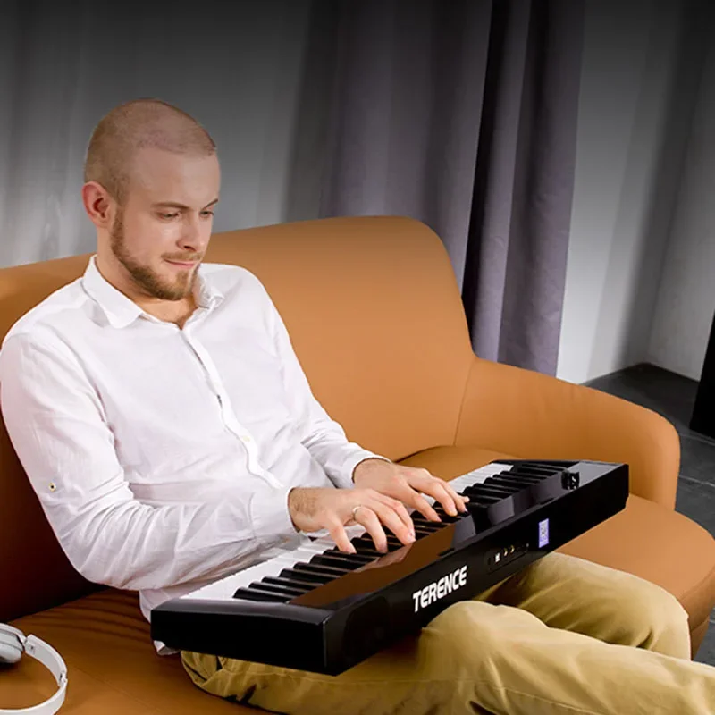 Tastiera Musicale Pianoforte Digitale Professionale 61 Tasti Bambini Reali Pianoforte Flessibile Solozar Sintetizzatore Strumento Pianoforte