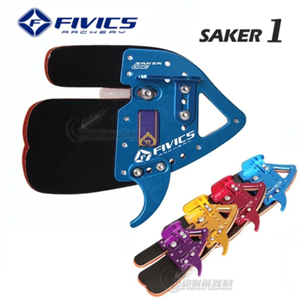 FIVICS Archery Finger Guard SAKER 1 Cordovan Leather Finger Tab Competitive Archery Protective Gear