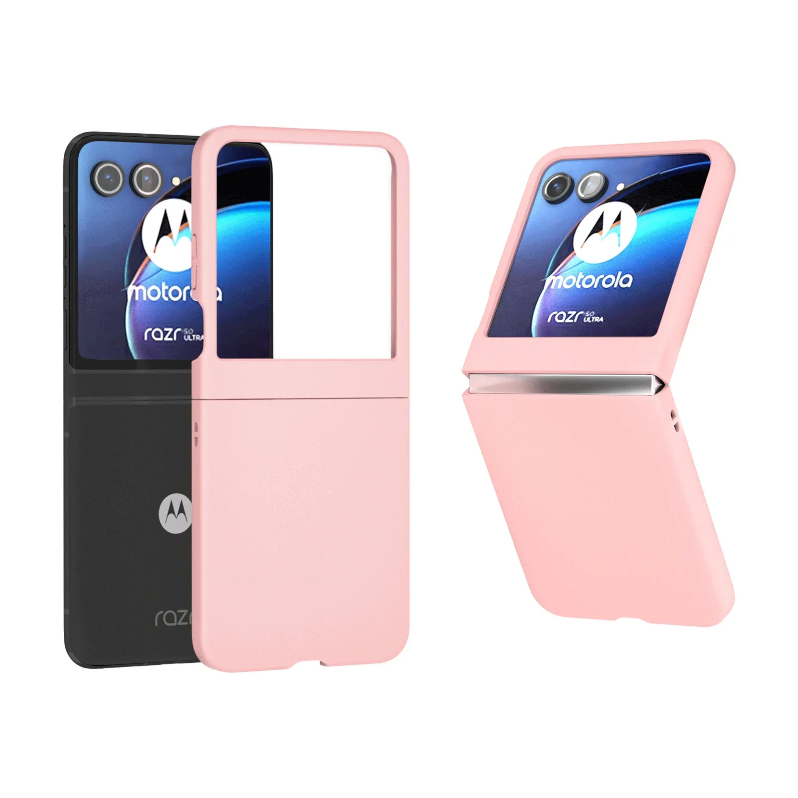 Ultrathin Skin Feel Candy Color Flip Case with Film Protection