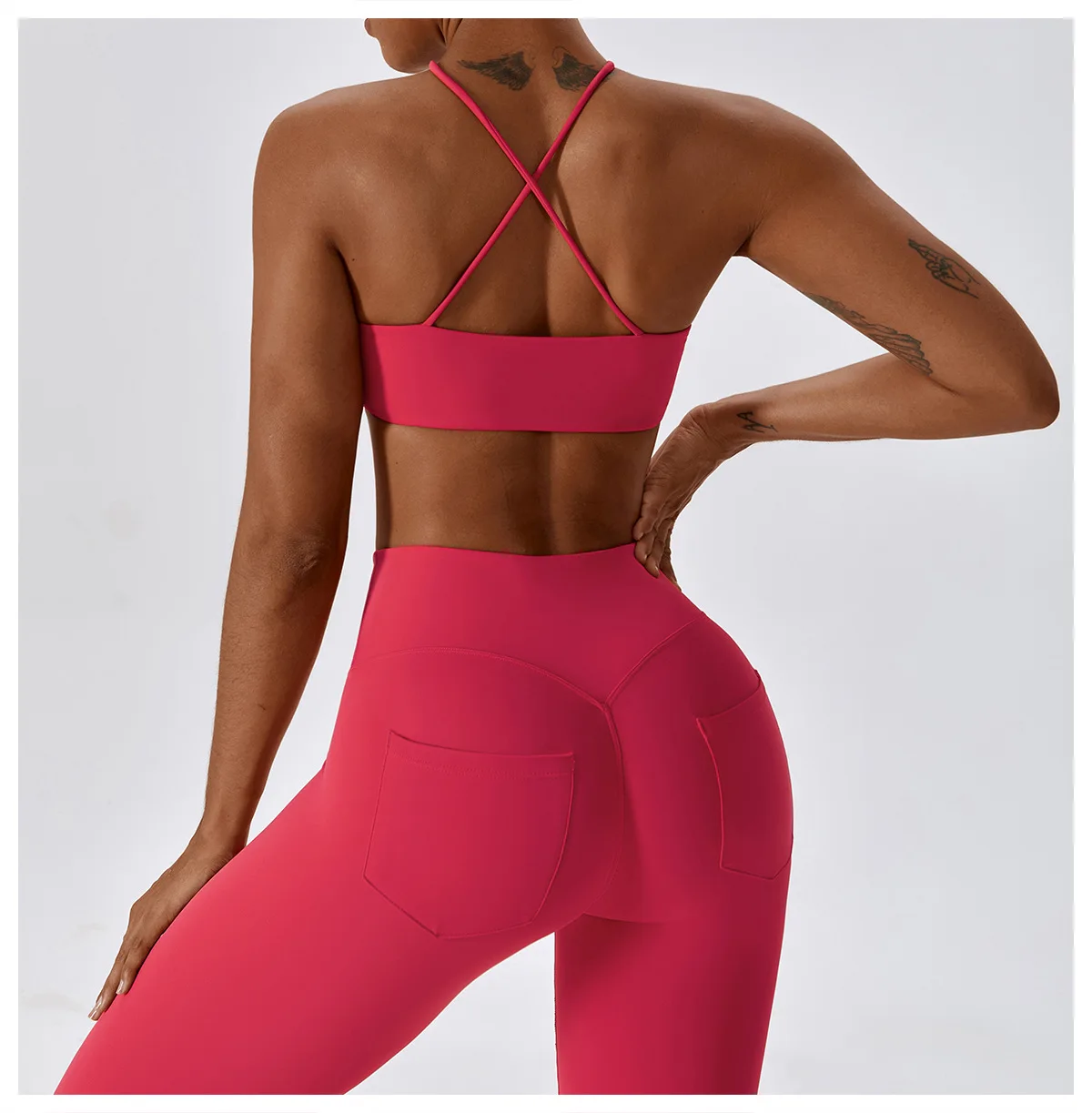 Women Breathable Sexy Yoga Sport Bra Women Shockproof Back Sports Top Athletic Fitness Running Gym Vest tops Sportswear Yoga Spo
