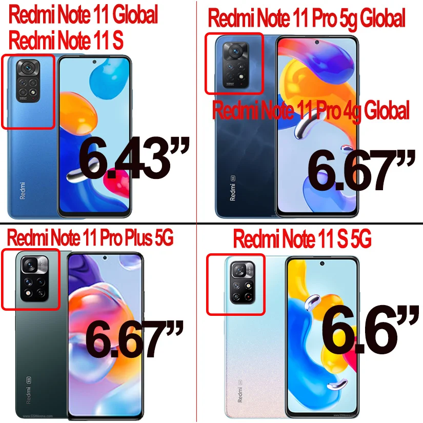 Premium Tempered Glass Screen Protector for Redmi and Xiaomi Smartphones