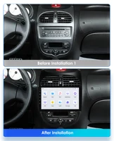 Auto radio za Peugeot 206 206CC 206SW 2000-2008 Car Multimedia GPS Player Wireless Carplay 4G DSP BT 360Camera 2