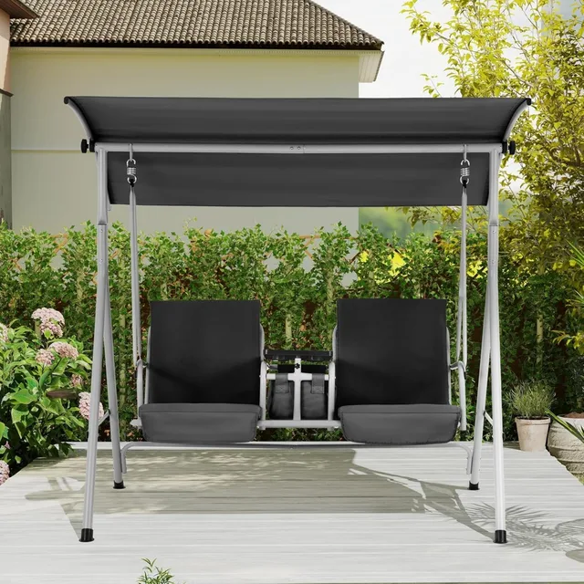 2-Seat Outdoor Porch Swing 2
