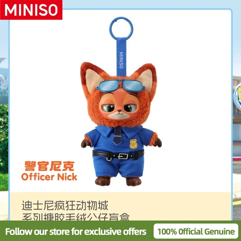 Genuine Miniso Zootopia Series Figures Nick & Judy Toy