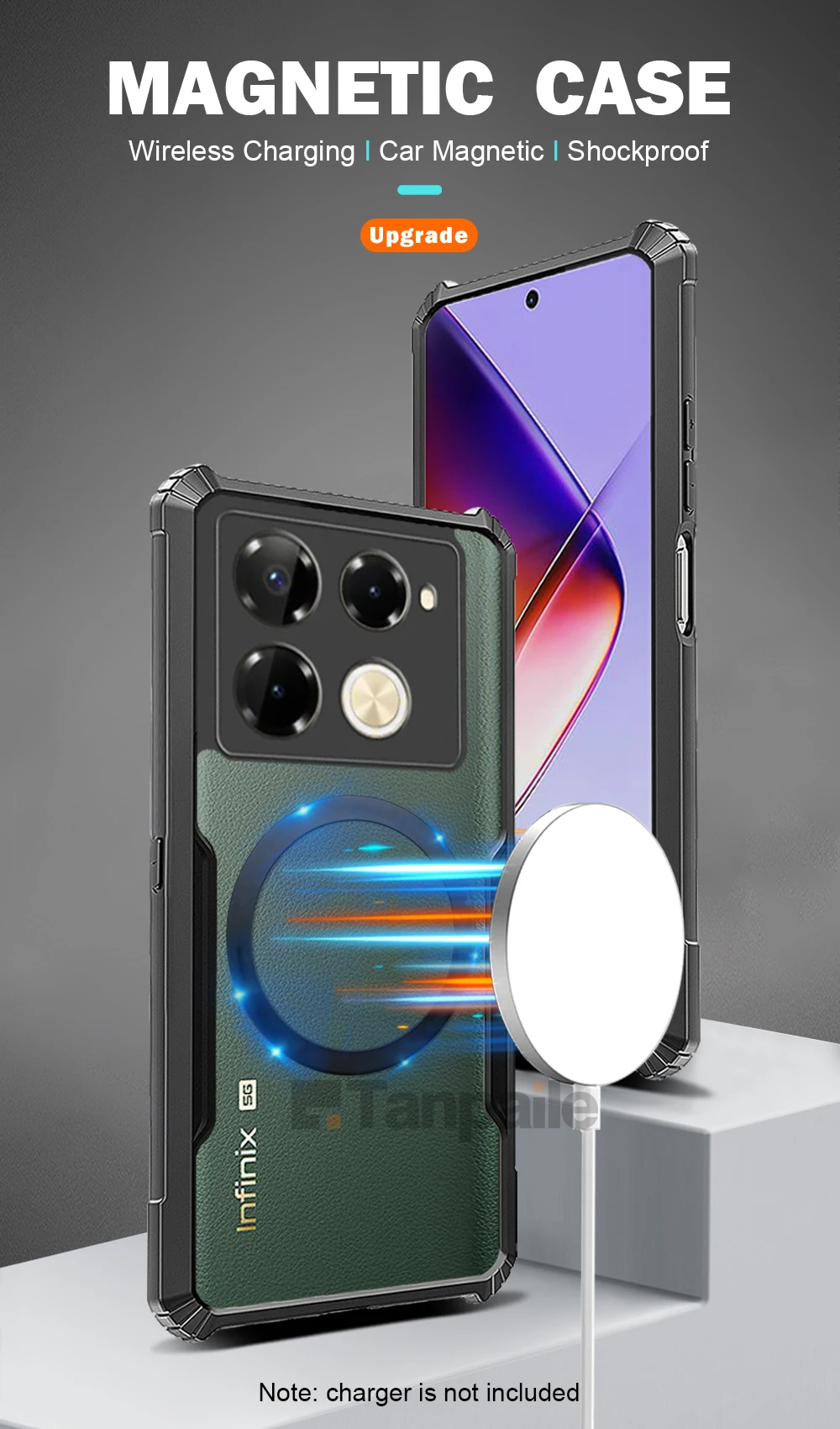 Magnetic Case For INfinix Note 40 Pro Case Note40 Pro+ Plus CASE