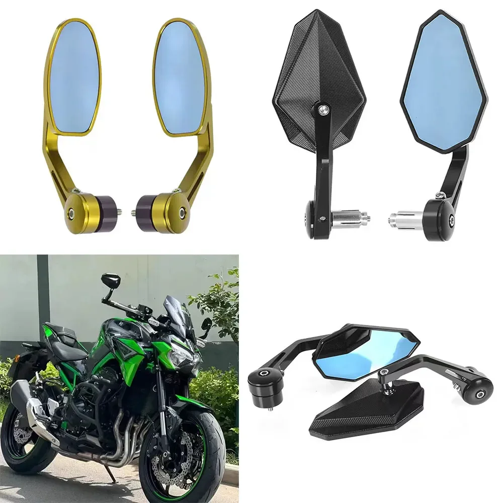 

For Kawasaki Ninja 650 Z650 Z400 Z250 Z1000 Z900 Z800 Modified Motorcycle Mirrors Wind Adjustable Rotating Rearview Mirror Side