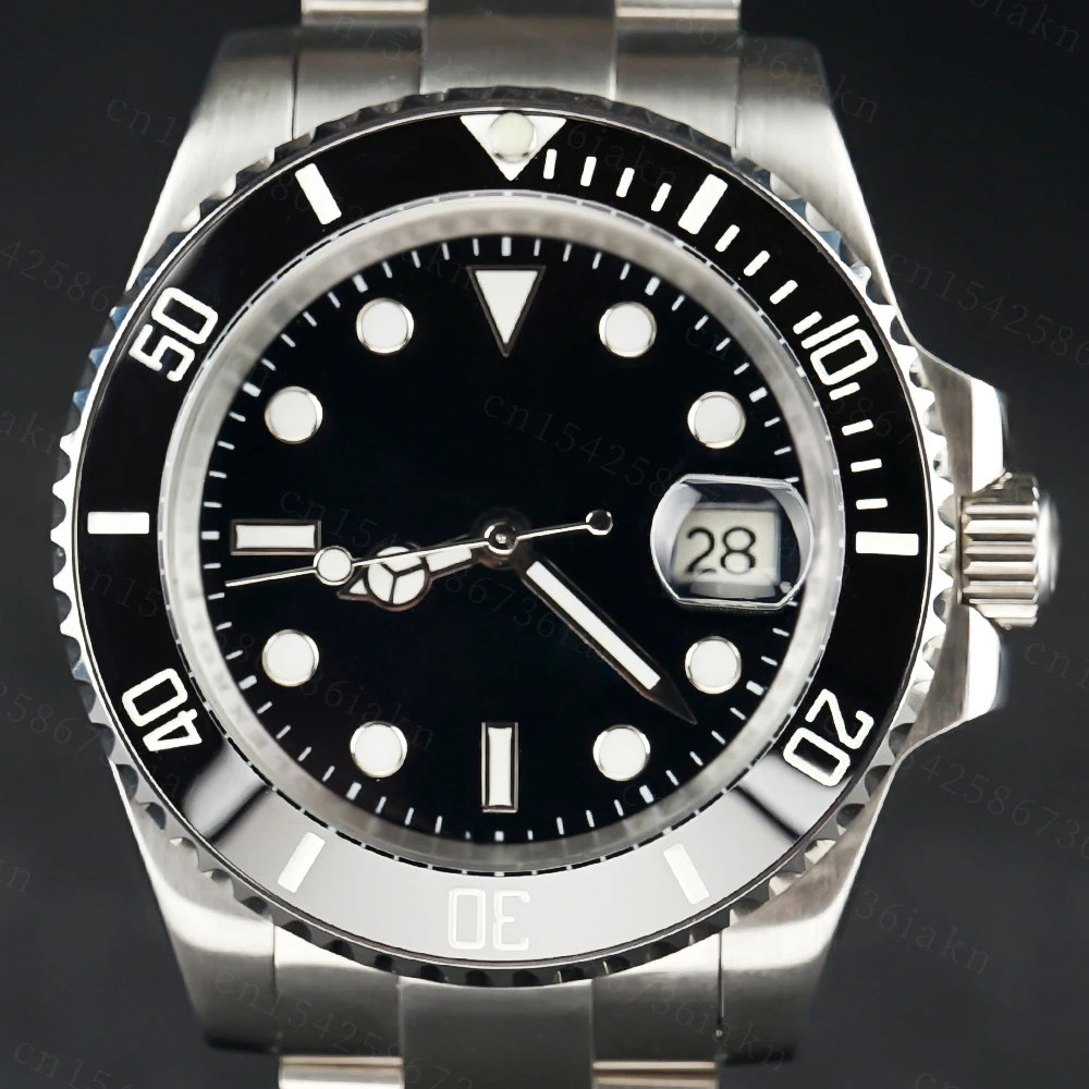 2022 Fashion New 40mm Men's Leisure Sports Sapphire Mirror Stainless Steel Material Waterproof Automatic Mechanical Watch