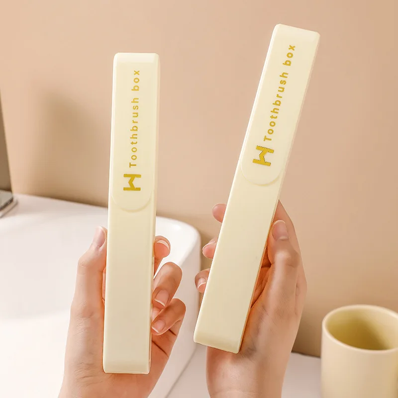 Bathroom Accessories Portable Toothbrush Box Travel Storage Dust-proof Case Tooth Brushes Protective Cover for Outdoor Camping