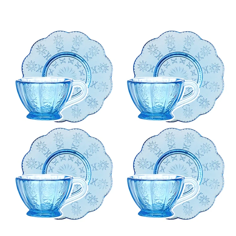 

1:6 Миниатюрная модель кукольного домика, стеклянные текстурные чашки и блюдца, комбинированные аксессуары для кукольного домика