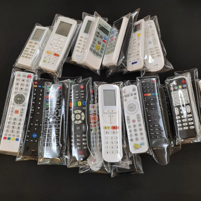 Clear a TV/Air Condition Remote Control Case Transparent Waterproof Case Dust Cover Protective Anti-dust Controller Bag