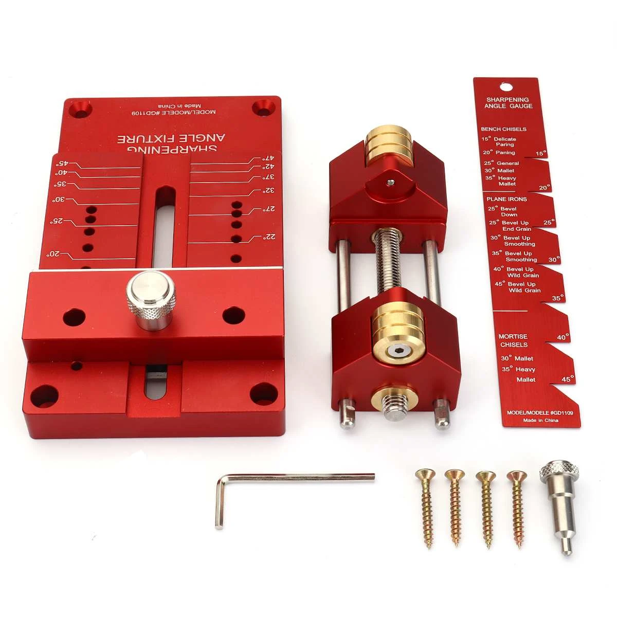 Mohoo Sharpening System Honing Guide Sharpening Holder Angle Fixture Angle Gauge For Woodworking