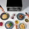 Countertop Microwave 700 Watts, 0.7 Cu. Ft. - Microwave Oven With LED Lighting and Child Lock - Easy Clean Stainless Steel 6