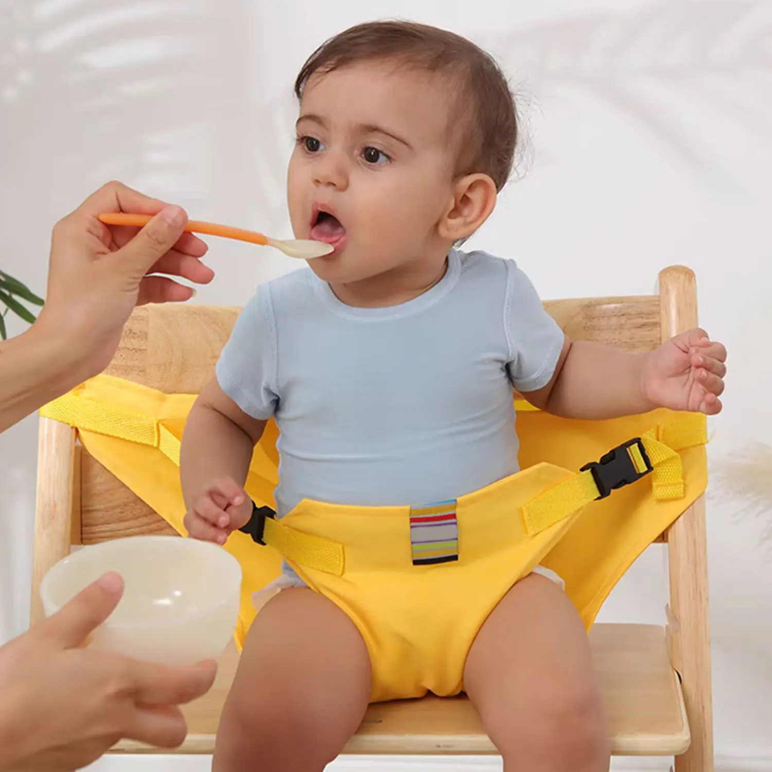 Baby eating dining chair safety belt Universal Portable baby meal strap dining chair safety belt