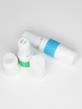  10/20/50/100Set Dual-use Nasal Inhaler Tube Refillable Bottle  For Aromatherapy Essential Oils With Cotton Wicks 