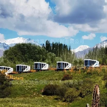  popular furnished prefabricated house portable tiny house ready to live cabin container house for sale 