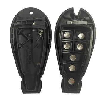 Okey Car Key Shell Cover Case per Chrysler Town & Country Fit Jeep Grand Cherokee Dodge Magnum Durango 2/3/4/5/6/7 Button Fob - Okey Car Key Shell Cover Case per Chrysler Town Country Fit Jeep Grand Cherokee Dodge