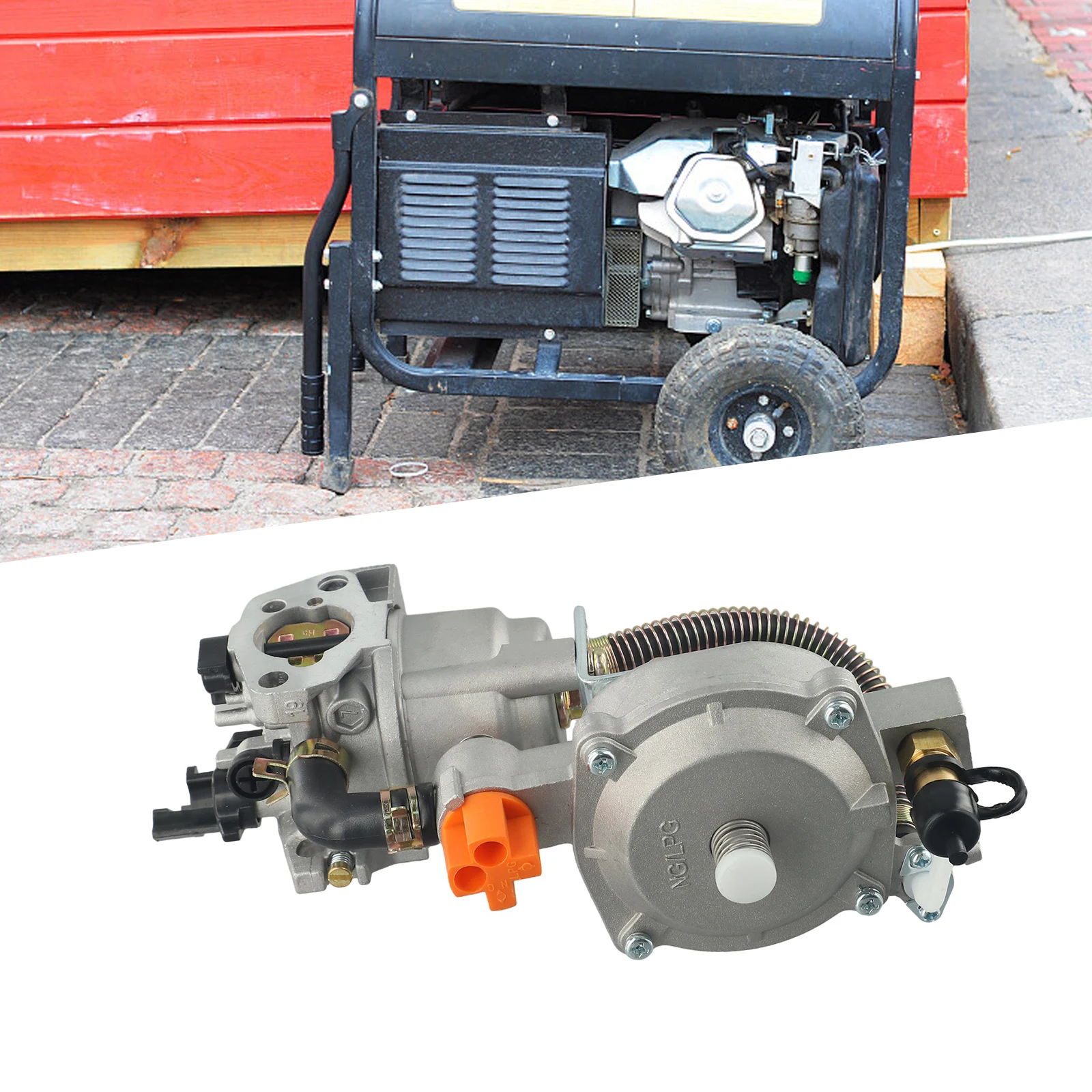 Kit Carburateur Double Carburant Générateur 168F/170F - Conversion GPL/gaz Naturel 2-3kW