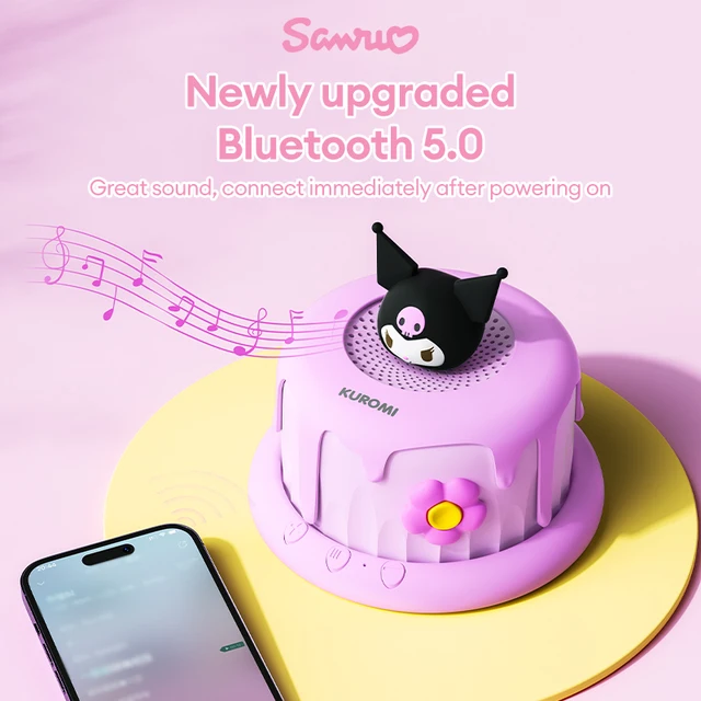 귀여움과 사운드가 가득한 산리오 쿠로미 미니 블루투스 스피커