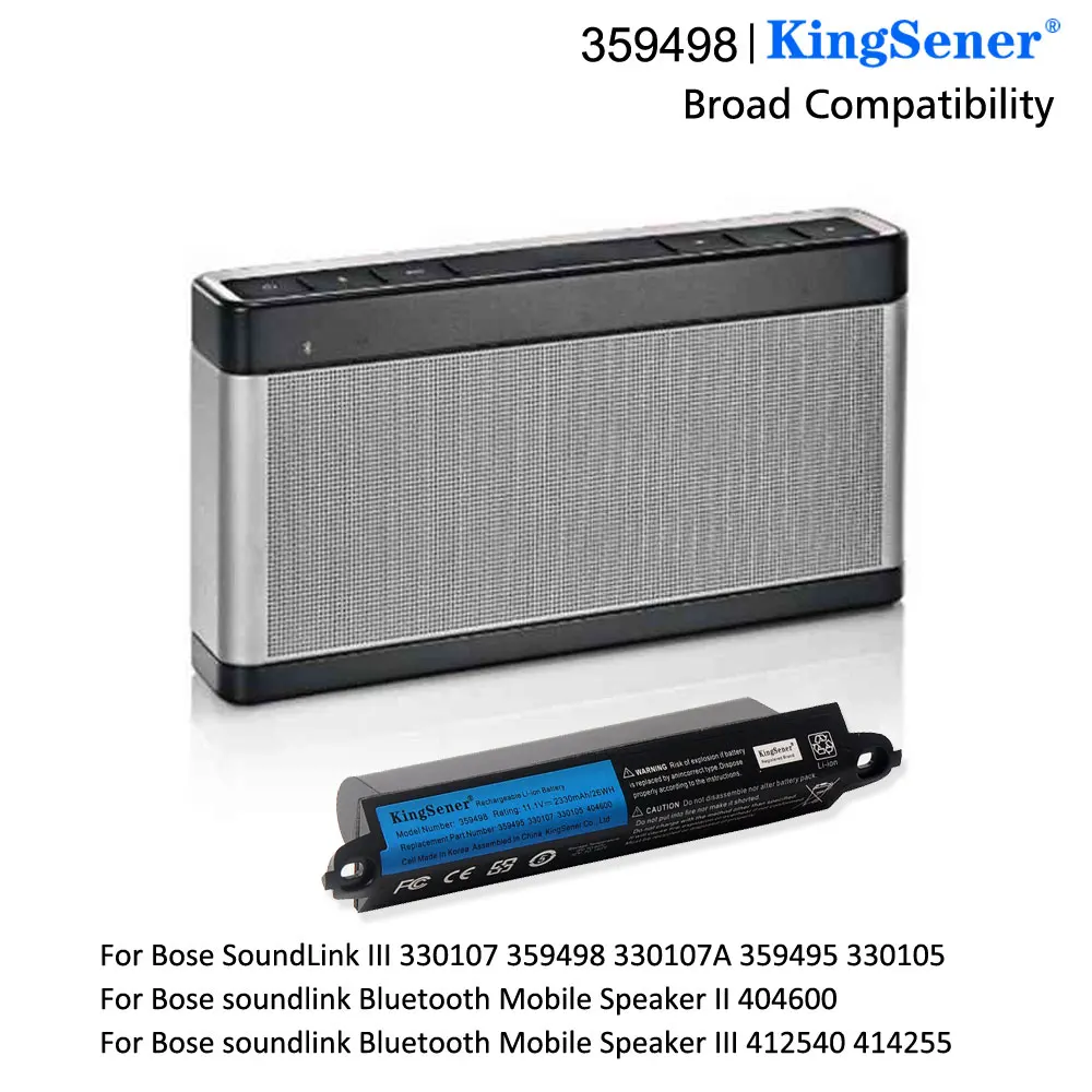 KingSener-Bateria para Bose SoundLink III, Bluetooth Speaker