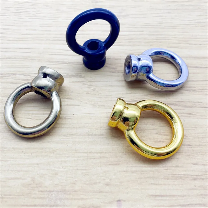 M10 fine tooth chandelier Iron pendant Ring crystal Lamp closed Hook chain load-bearing Iron Ring Lighting Accessories 2 Pieces led lamp accessories