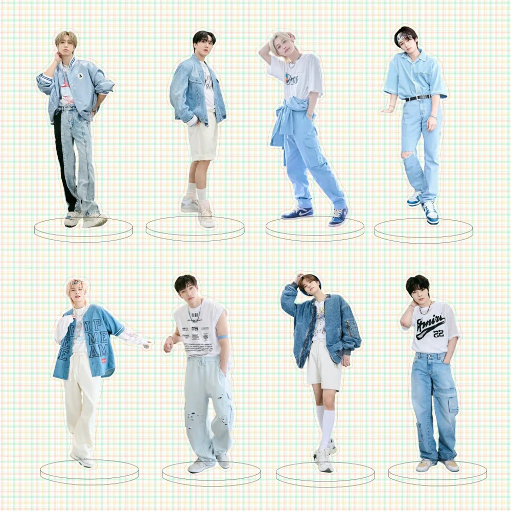 

Kpop StrayKids Albums Waterproof Acrylic Stand-up Sign Bang Chan Lee Know Felix HAN HYUNJIN Decoration Desktop Figure Ornaments