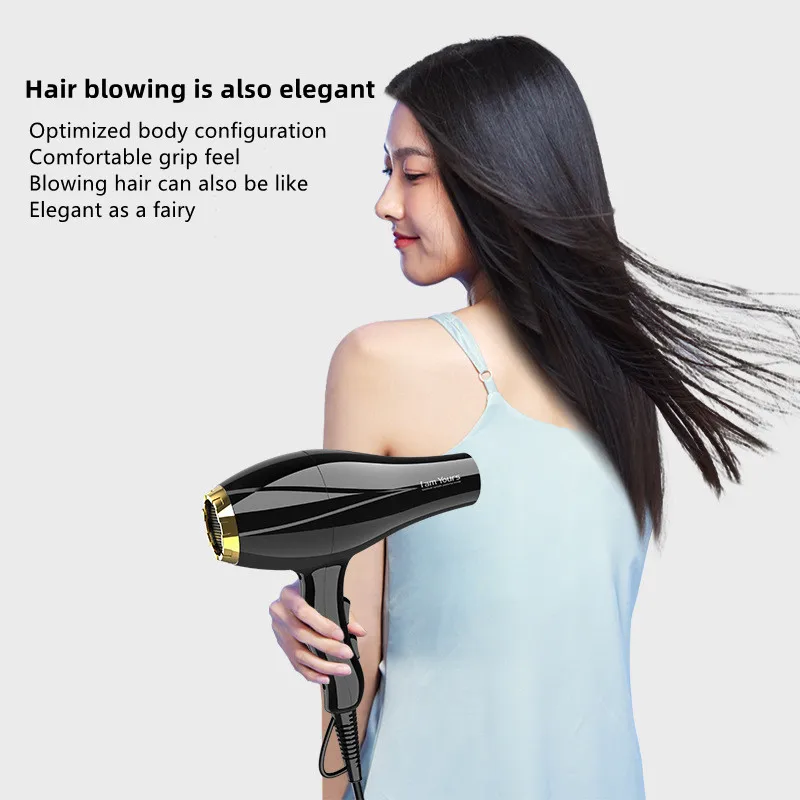 New Professional Hair Dryer With Blue Light Ion 2100W High-Power Quick  Drying Styling Hair Dryer Recommended By Home Hairdresser - AliExpress